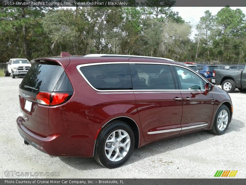 Velvet Red Pearl / Black/Alloy 2019 Chrysler Pacifica Touring L Plus