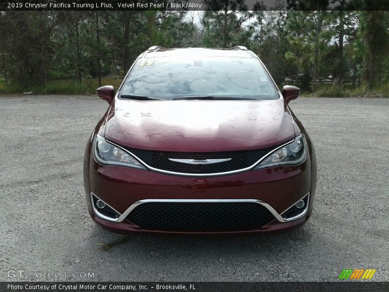 Velvet Red Pearl / Black/Alloy 2019 Chrysler Pacifica Touring L Plus