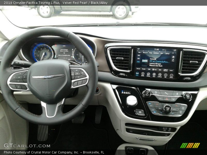 Velvet Red Pearl / Black/Alloy 2019 Chrysler Pacifica Touring L Plus
