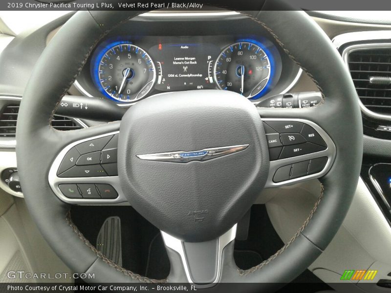 Velvet Red Pearl / Black/Alloy 2019 Chrysler Pacifica Touring L Plus