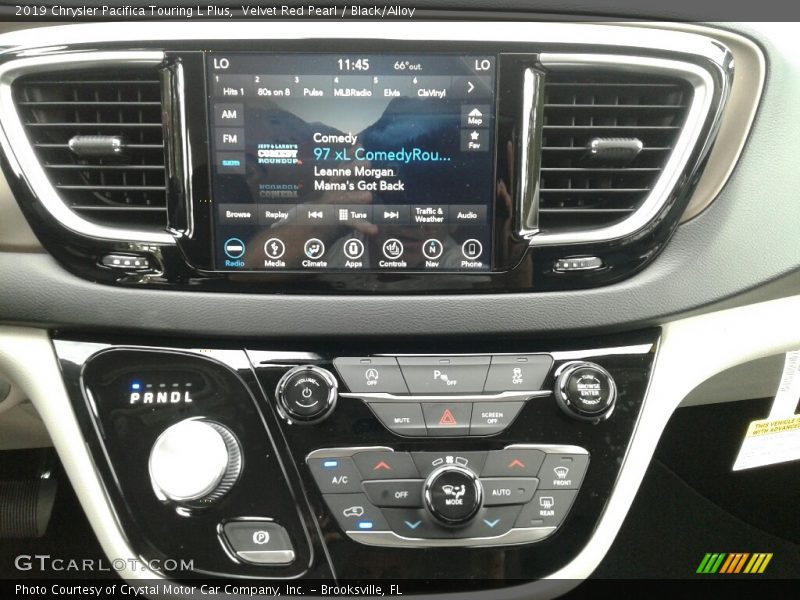 Velvet Red Pearl / Black/Alloy 2019 Chrysler Pacifica Touring L Plus