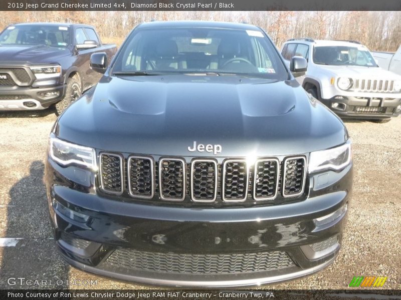 Diamond Black Crystal Pearl / Black 2019 Jeep Grand Cherokee Limited 4x4