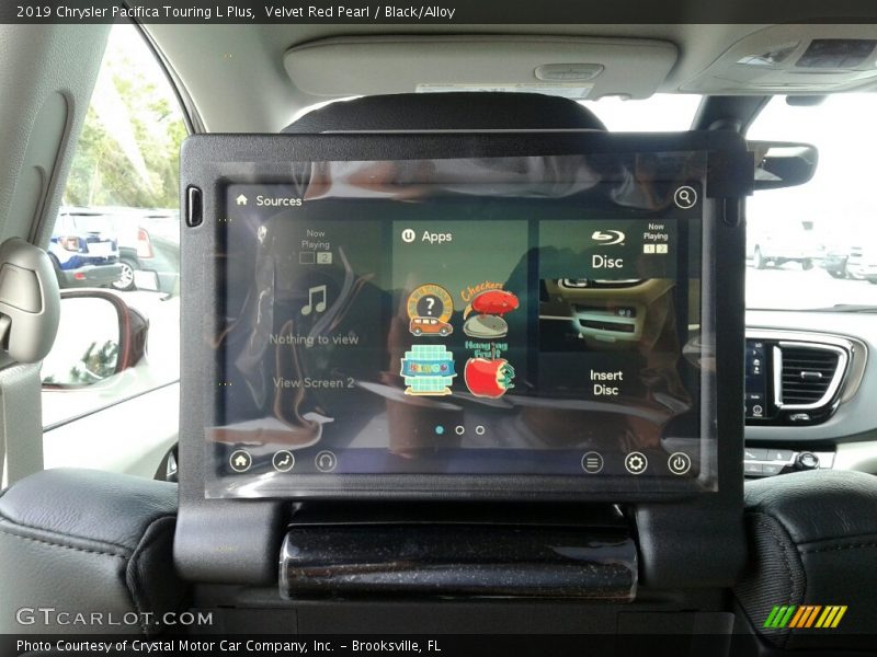 Velvet Red Pearl / Black/Alloy 2019 Chrysler Pacifica Touring L Plus