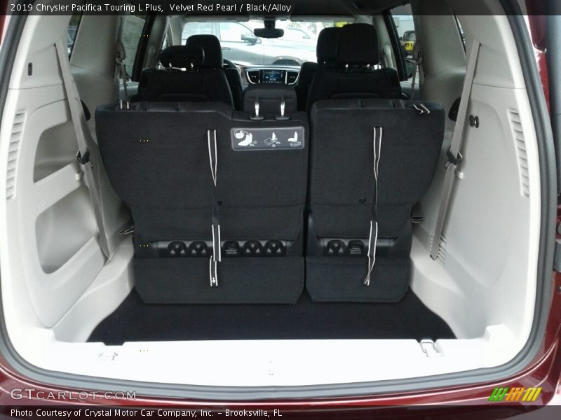 Velvet Red Pearl / Black/Alloy 2019 Chrysler Pacifica Touring L Plus