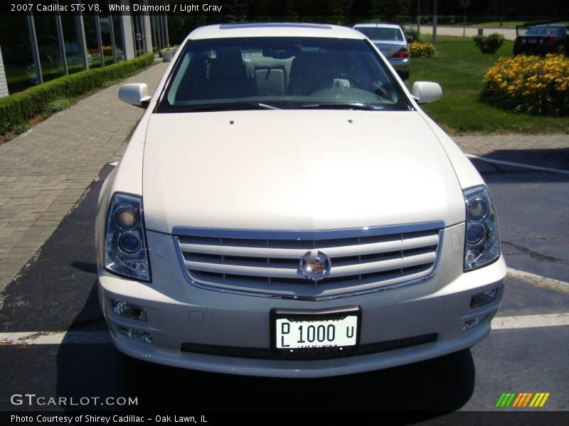 White Diamond / Light Gray 2007 Cadillac STS V8