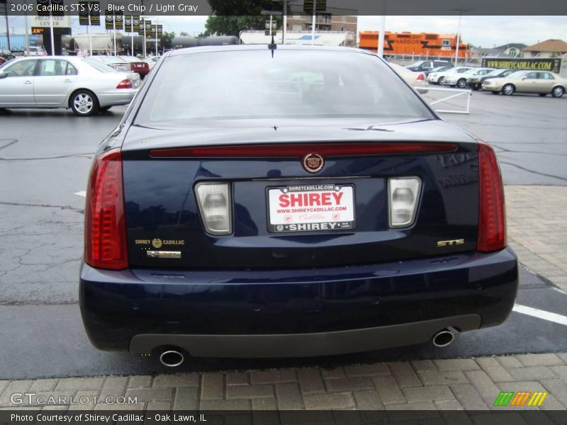 Blue Chip / Light Gray 2006 Cadillac STS V8
