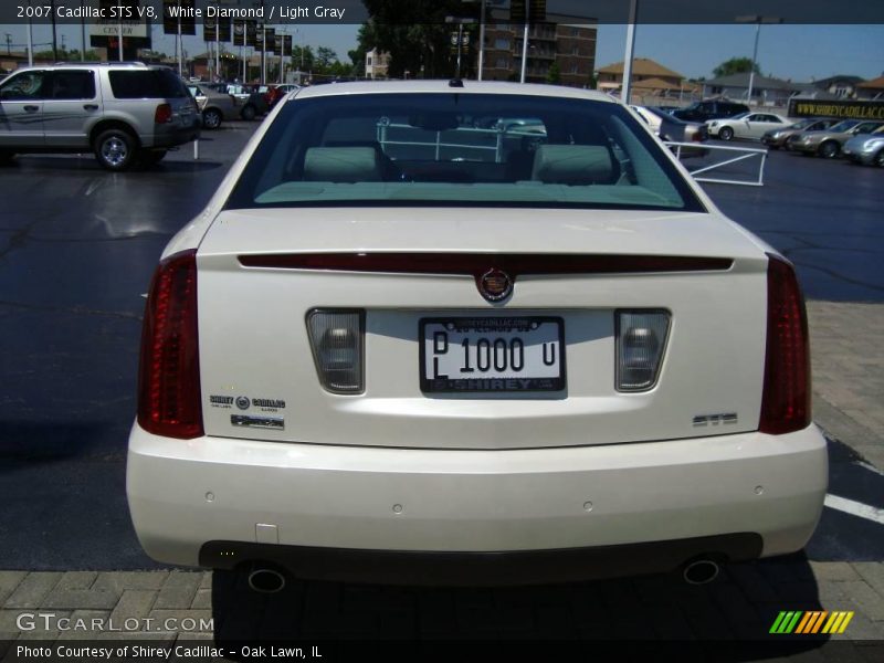 White Diamond / Light Gray 2007 Cadillac STS V8