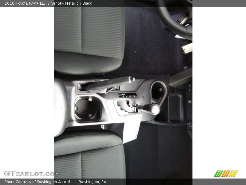 Silver Sky Metallic / Black 2018 Toyota RAV4 LE