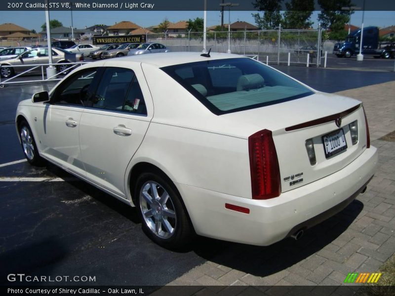 White Diamond / Light Gray 2007 Cadillac STS V8