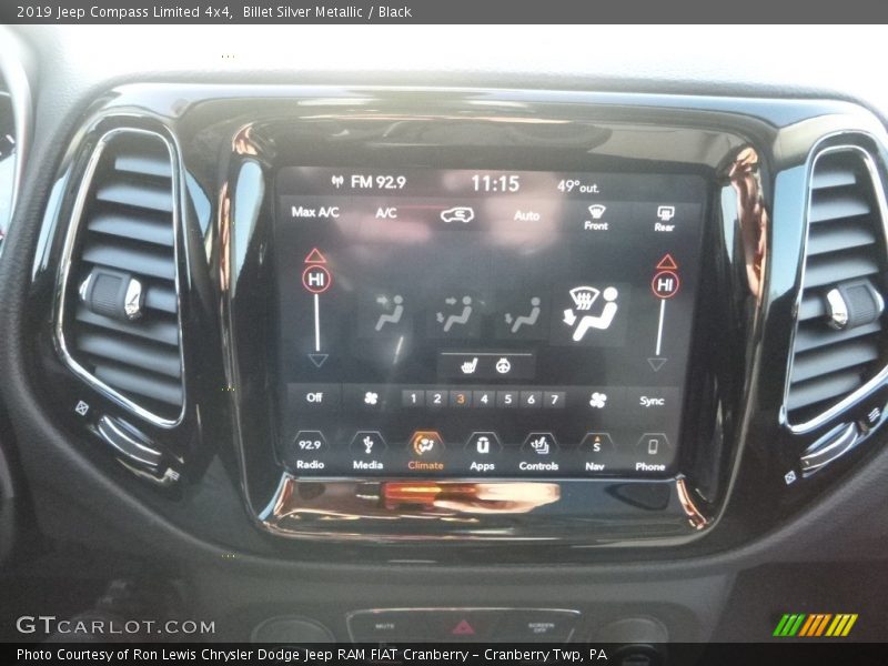 Billet Silver Metallic / Black 2019 Jeep Compass Limited 4x4