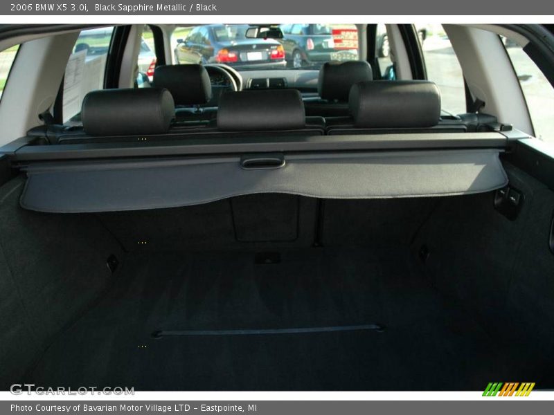 Black Sapphire Metallic / Black 2006 BMW X5 3.0i