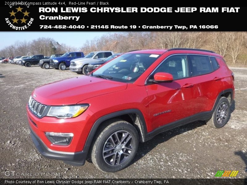 Red-Line Pearl / Black 2019 Jeep Compass Latitude 4x4