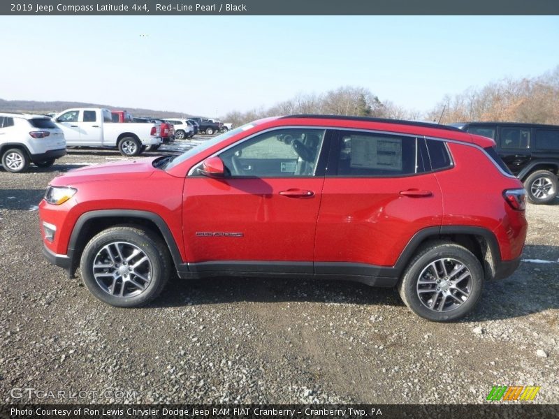 Red-Line Pearl / Black 2019 Jeep Compass Latitude 4x4