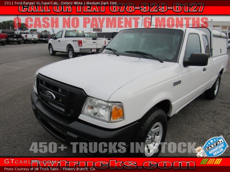 Oxford White / Medium Dark Flint 2011 Ford Ranger XL SuperCab