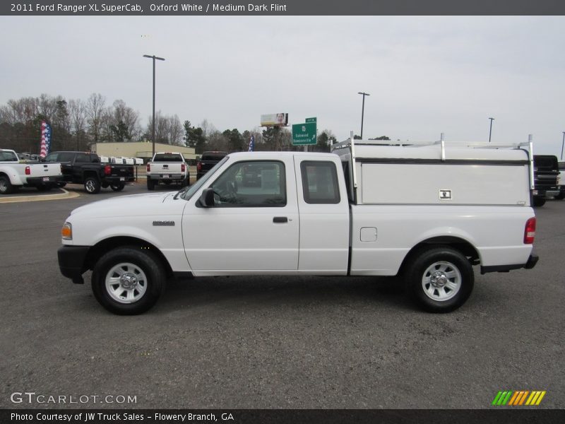 Oxford White / Medium Dark Flint 2011 Ford Ranger XL SuperCab