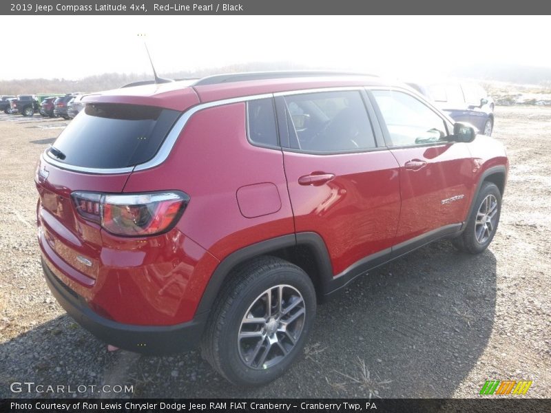 Red-Line Pearl / Black 2019 Jeep Compass Latitude 4x4