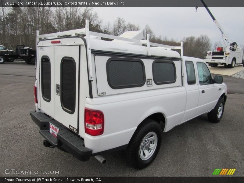 Oxford White / Medium Dark Flint 2011 Ford Ranger XL SuperCab