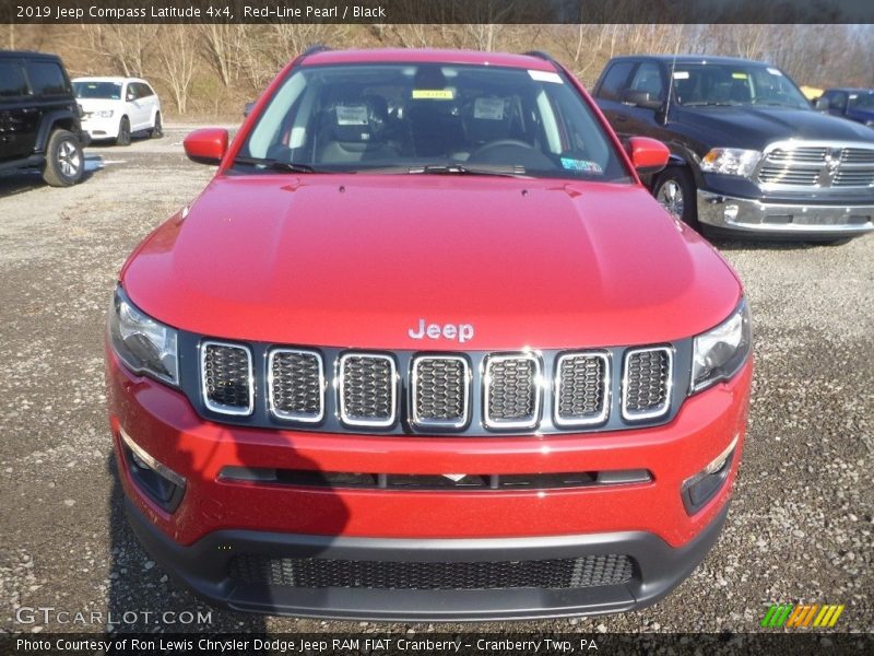 Red-Line Pearl / Black 2019 Jeep Compass Latitude 4x4
