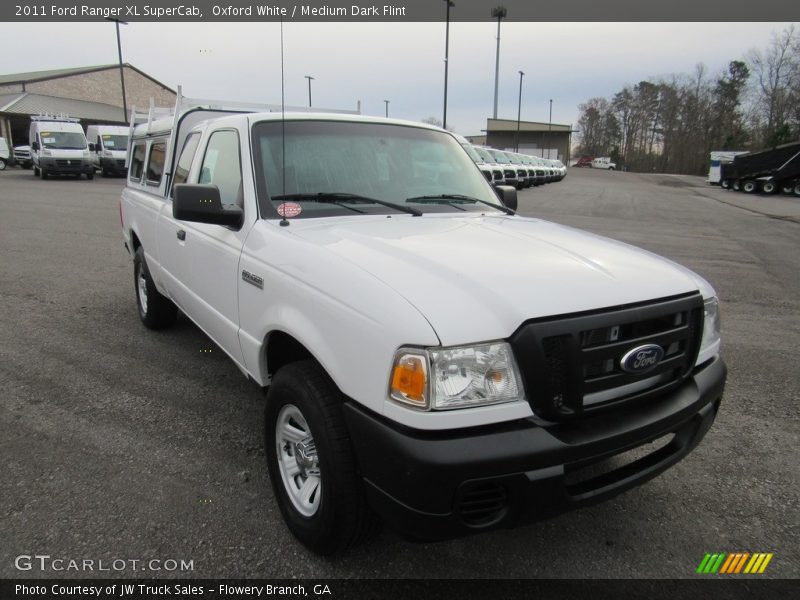 Oxford White / Medium Dark Flint 2011 Ford Ranger XL SuperCab