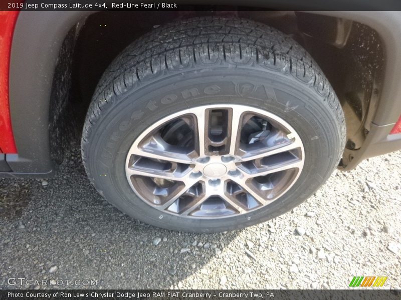 Red-Line Pearl / Black 2019 Jeep Compass Latitude 4x4