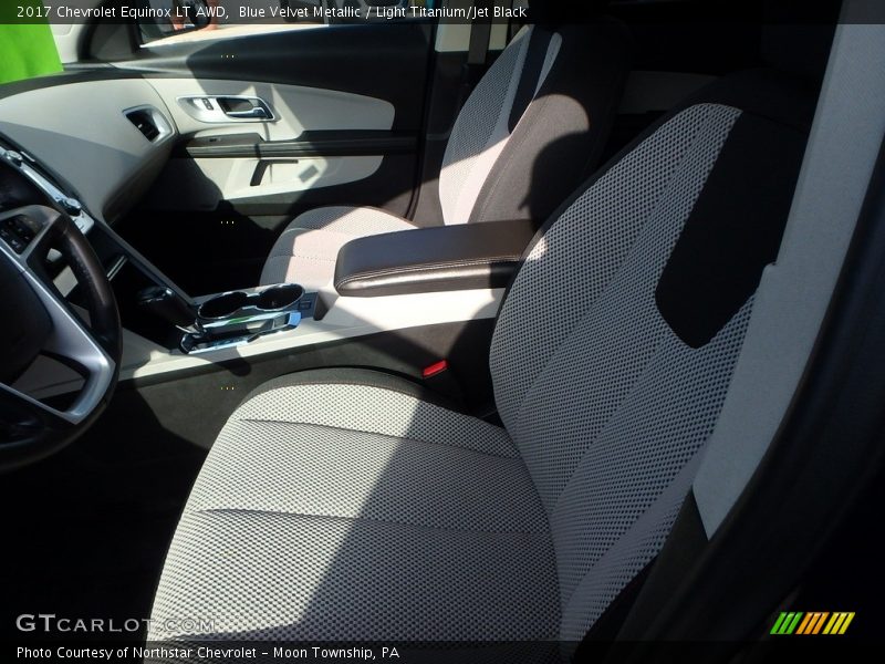 Blue Velvet Metallic / Light Titanium/Jet Black 2017 Chevrolet Equinox LT AWD