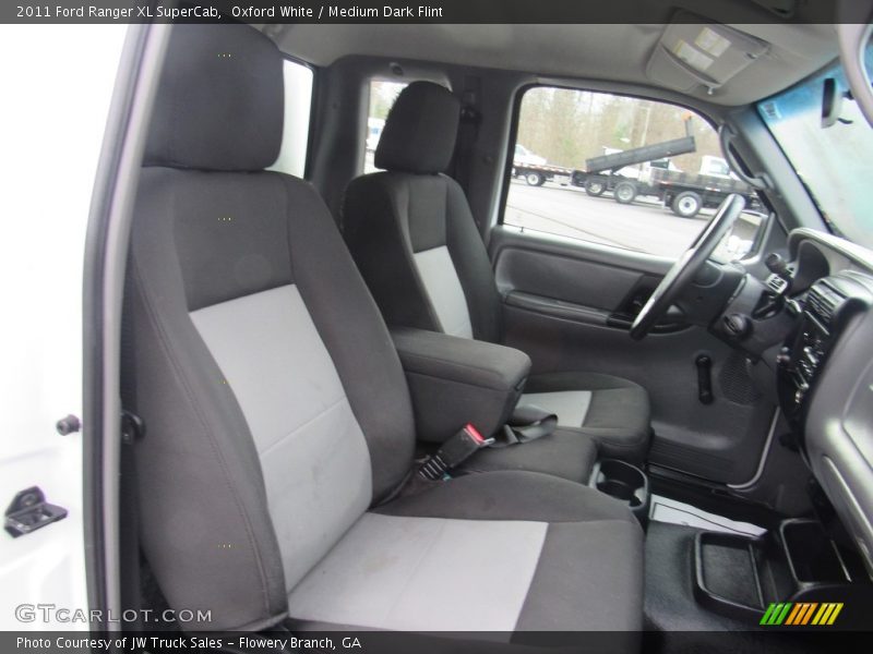 Oxford White / Medium Dark Flint 2011 Ford Ranger XL SuperCab