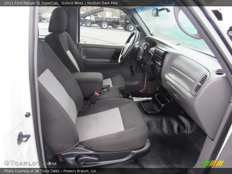 Oxford White / Medium Dark Flint 2011 Ford Ranger XL SuperCab