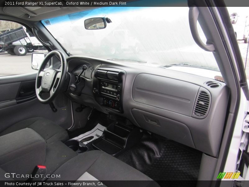 Oxford White / Medium Dark Flint 2011 Ford Ranger XL SuperCab
