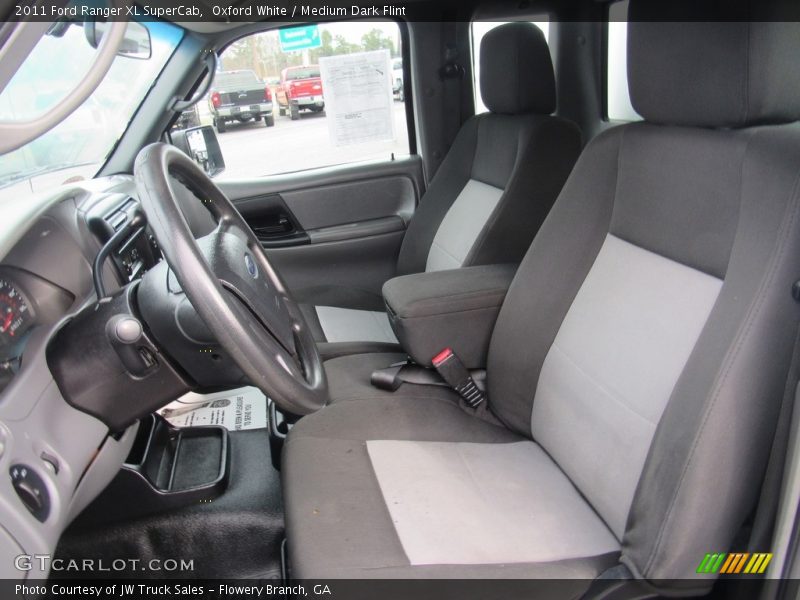 Oxford White / Medium Dark Flint 2011 Ford Ranger XL SuperCab