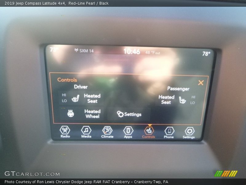 Red-Line Pearl / Black 2019 Jeep Compass Latitude 4x4