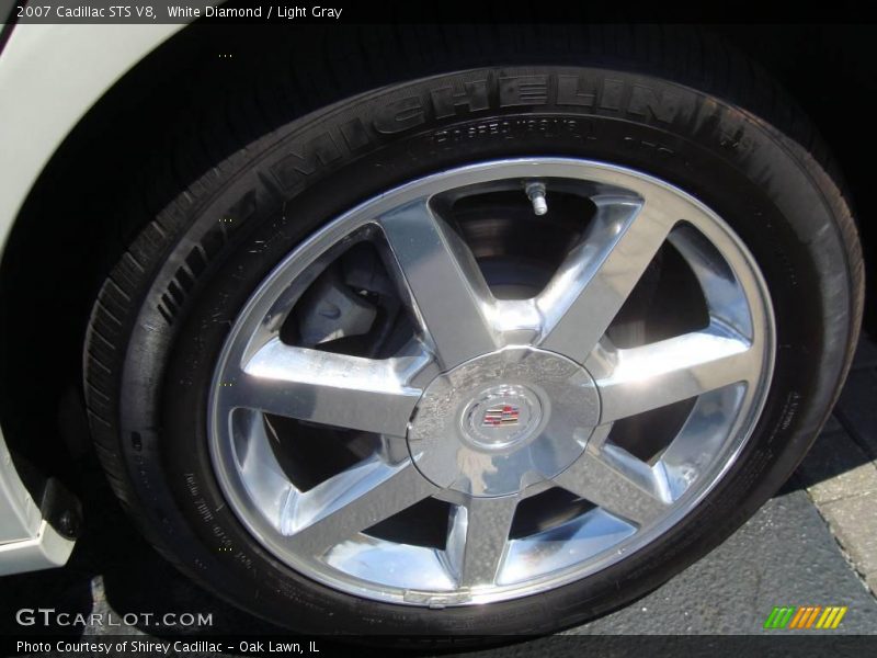 White Diamond / Light Gray 2007 Cadillac STS V8