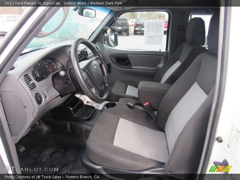 Oxford White / Medium Dark Flint 2011 Ford Ranger XL SuperCab