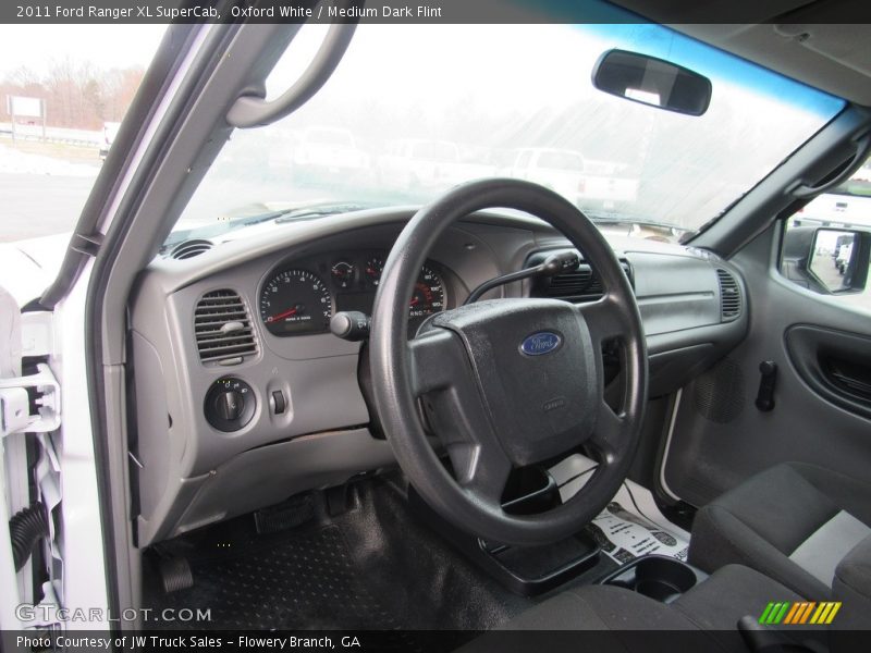 Oxford White / Medium Dark Flint 2011 Ford Ranger XL SuperCab