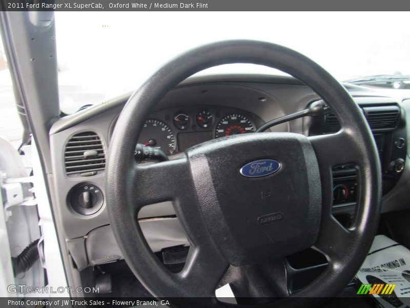 Oxford White / Medium Dark Flint 2011 Ford Ranger XL SuperCab