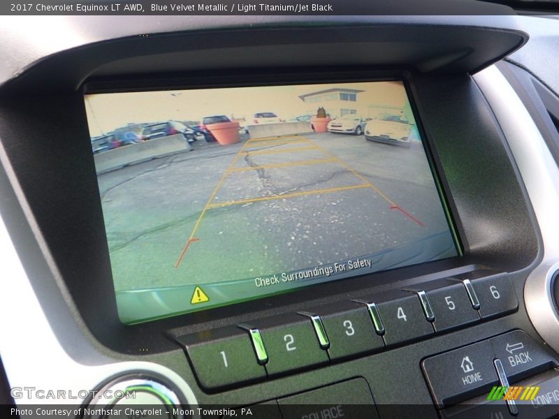 Blue Velvet Metallic / Light Titanium/Jet Black 2017 Chevrolet Equinox LT AWD