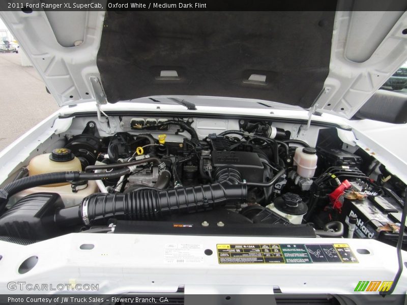 Oxford White / Medium Dark Flint 2011 Ford Ranger XL SuperCab