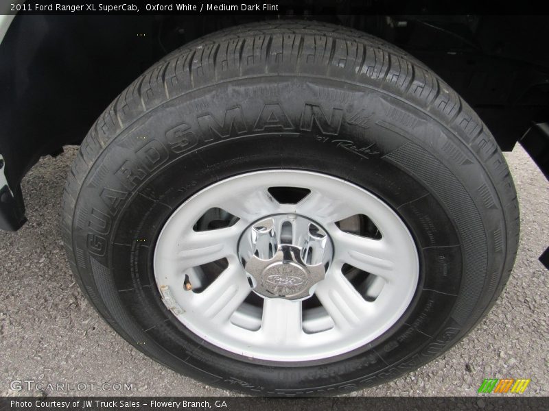 Oxford White / Medium Dark Flint 2011 Ford Ranger XL SuperCab