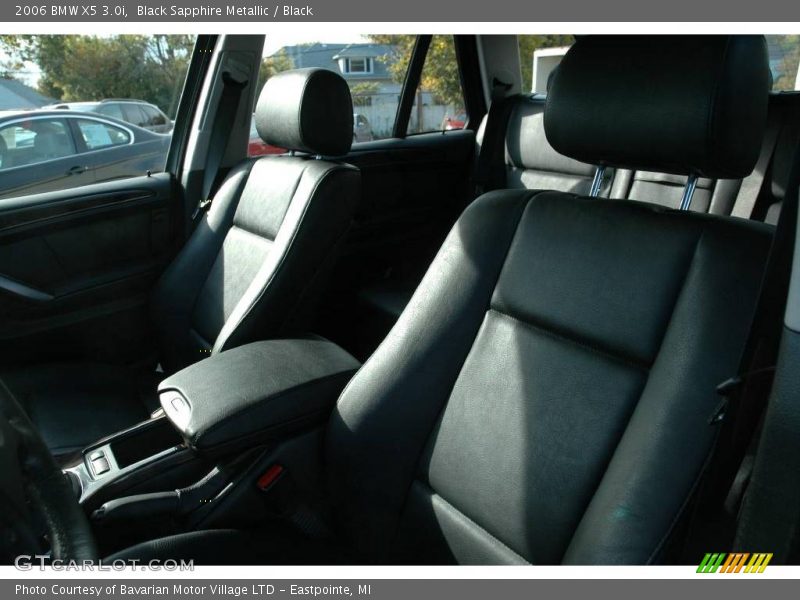 Black Sapphire Metallic / Black 2006 BMW X5 3.0i