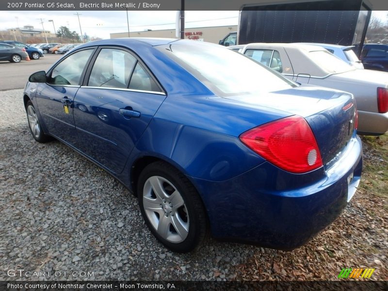 Electric Blue Metallic / Ebony 2007 Pontiac G6 Sedan