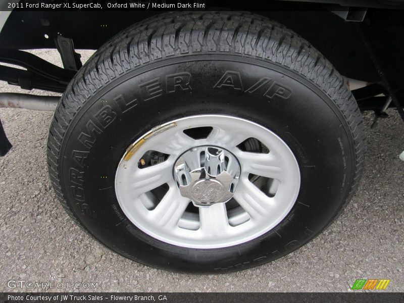 Oxford White / Medium Dark Flint 2011 Ford Ranger XL SuperCab