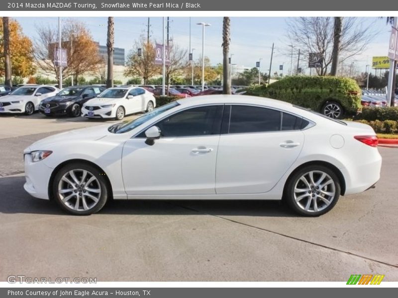 Snowflake White Pearl Mica / Black 2014 Mazda MAZDA6 Touring