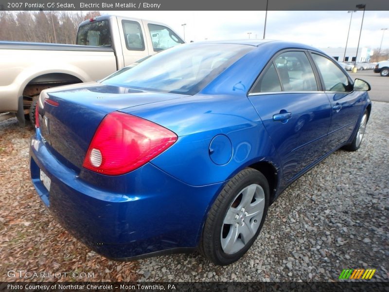 Electric Blue Metallic / Ebony 2007 Pontiac G6 Sedan