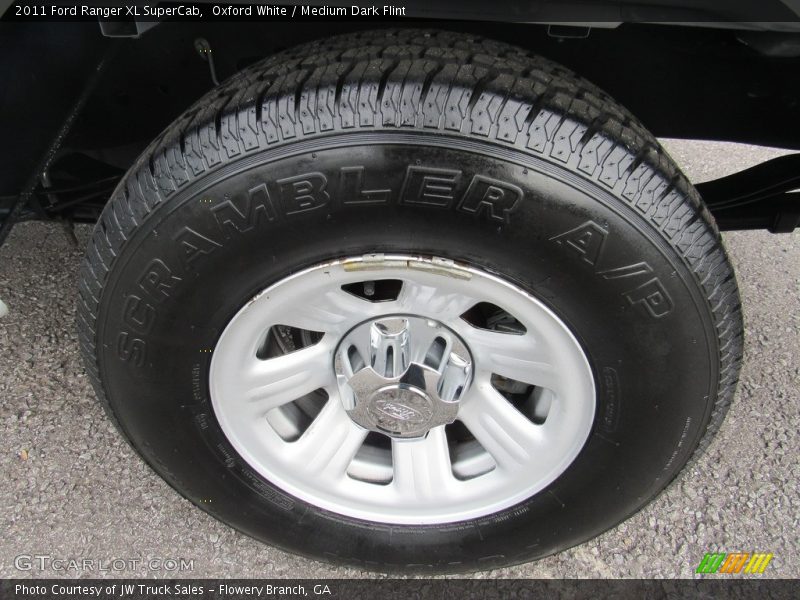 Oxford White / Medium Dark Flint 2011 Ford Ranger XL SuperCab