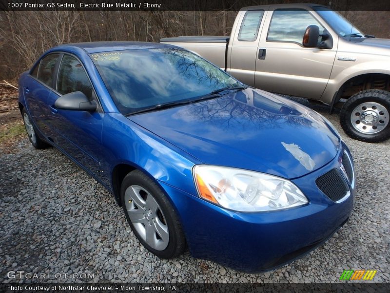 Electric Blue Metallic / Ebony 2007 Pontiac G6 Sedan