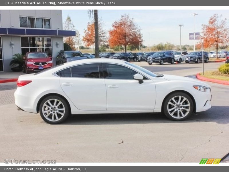 Snowflake White Pearl Mica / Black 2014 Mazda MAZDA6 Touring