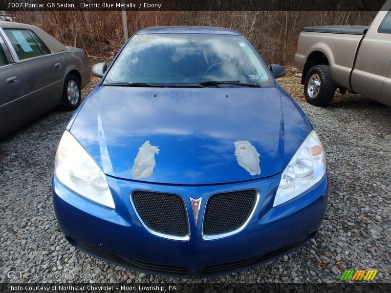 Electric Blue Metallic / Ebony 2007 Pontiac G6 Sedan