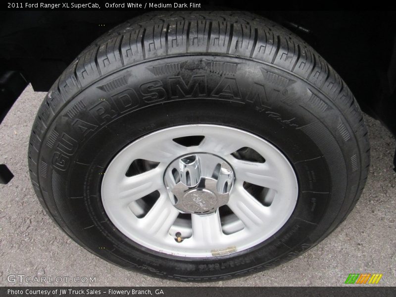 Oxford White / Medium Dark Flint 2011 Ford Ranger XL SuperCab