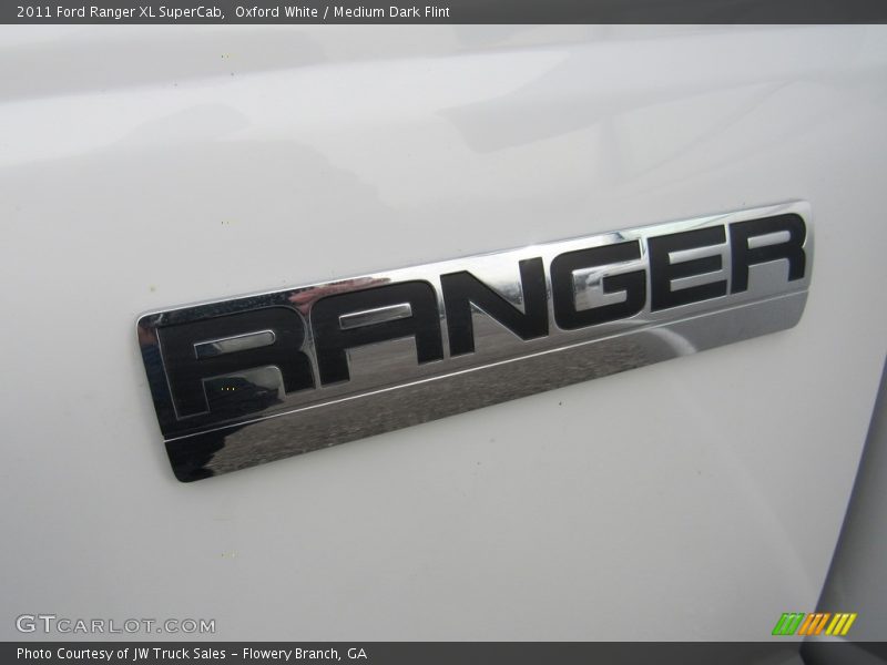 Oxford White / Medium Dark Flint 2011 Ford Ranger XL SuperCab