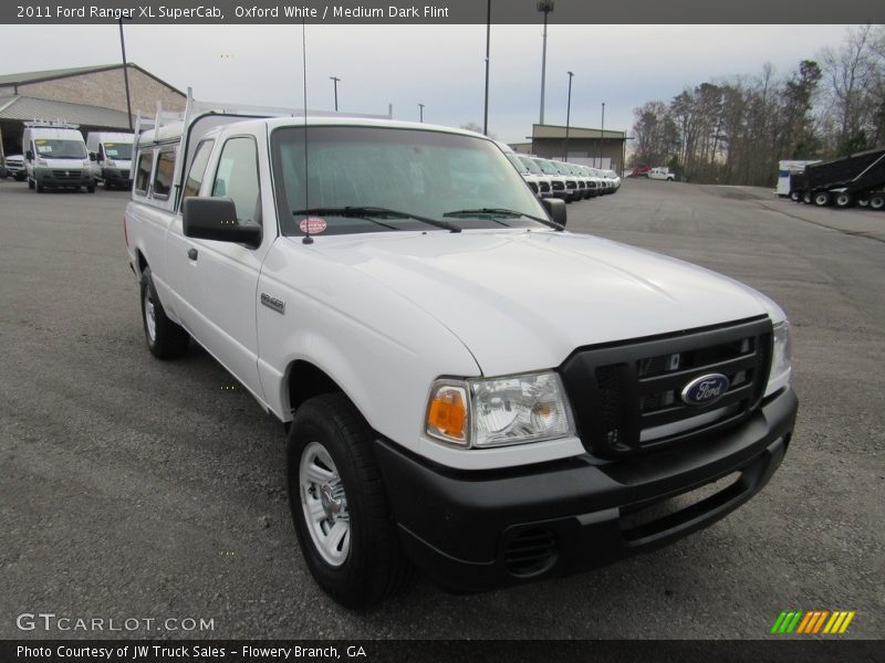 Oxford White / Medium Dark Flint 2011 Ford Ranger XL SuperCab
