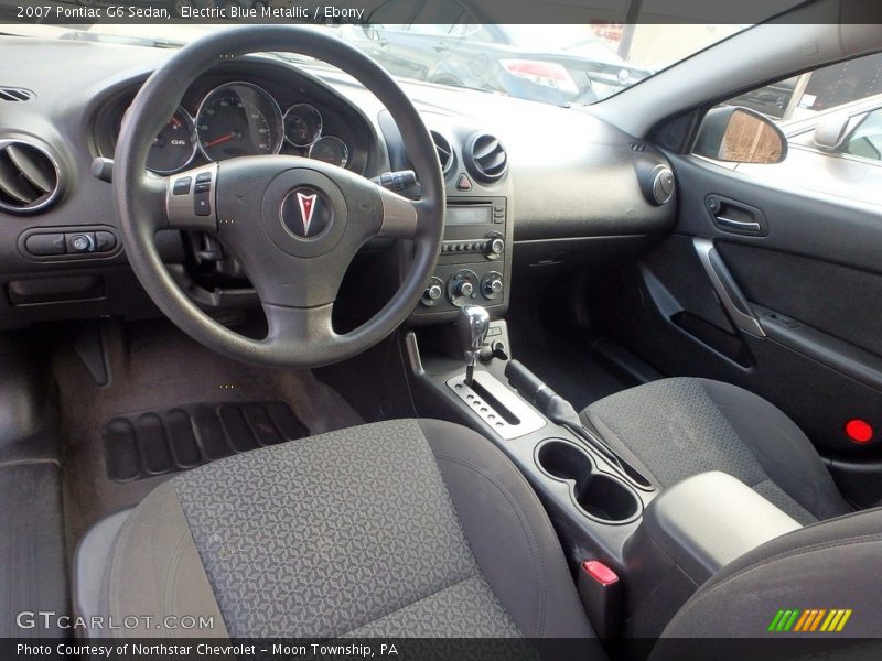 Electric Blue Metallic / Ebony 2007 Pontiac G6 Sedan